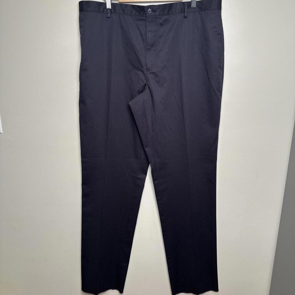 Paul Frederick Pants Mens 42‎ Chino Cotton Stretch Blue Trousers NWT